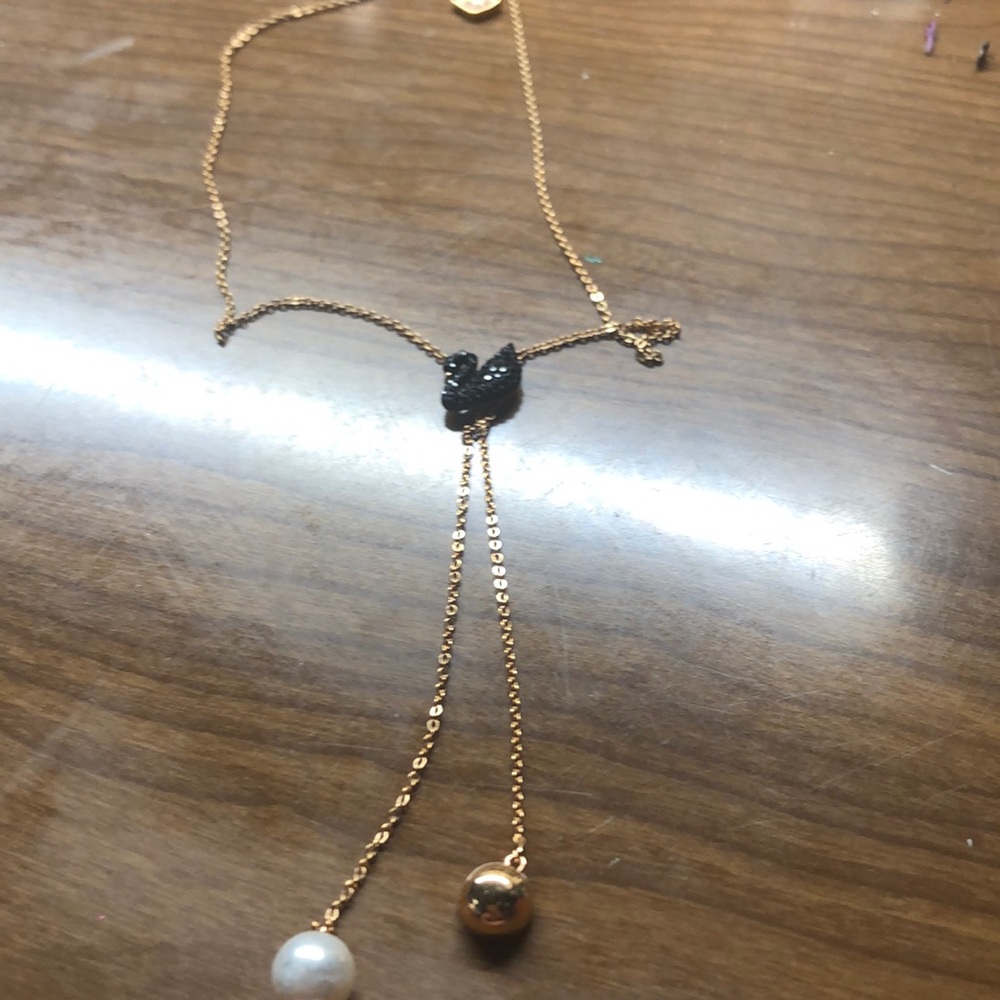 Swan necklace Swarovski